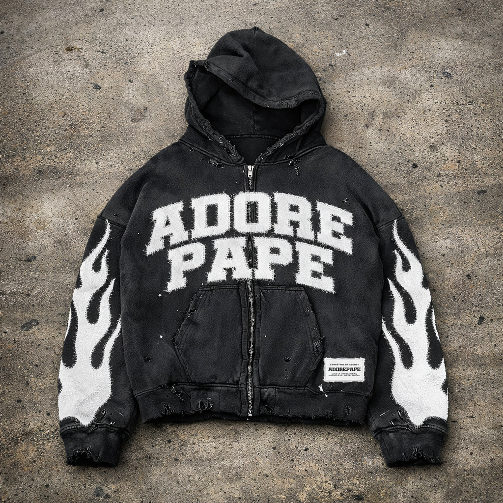 Streetwear addict Hoodie "Charcoal Black"